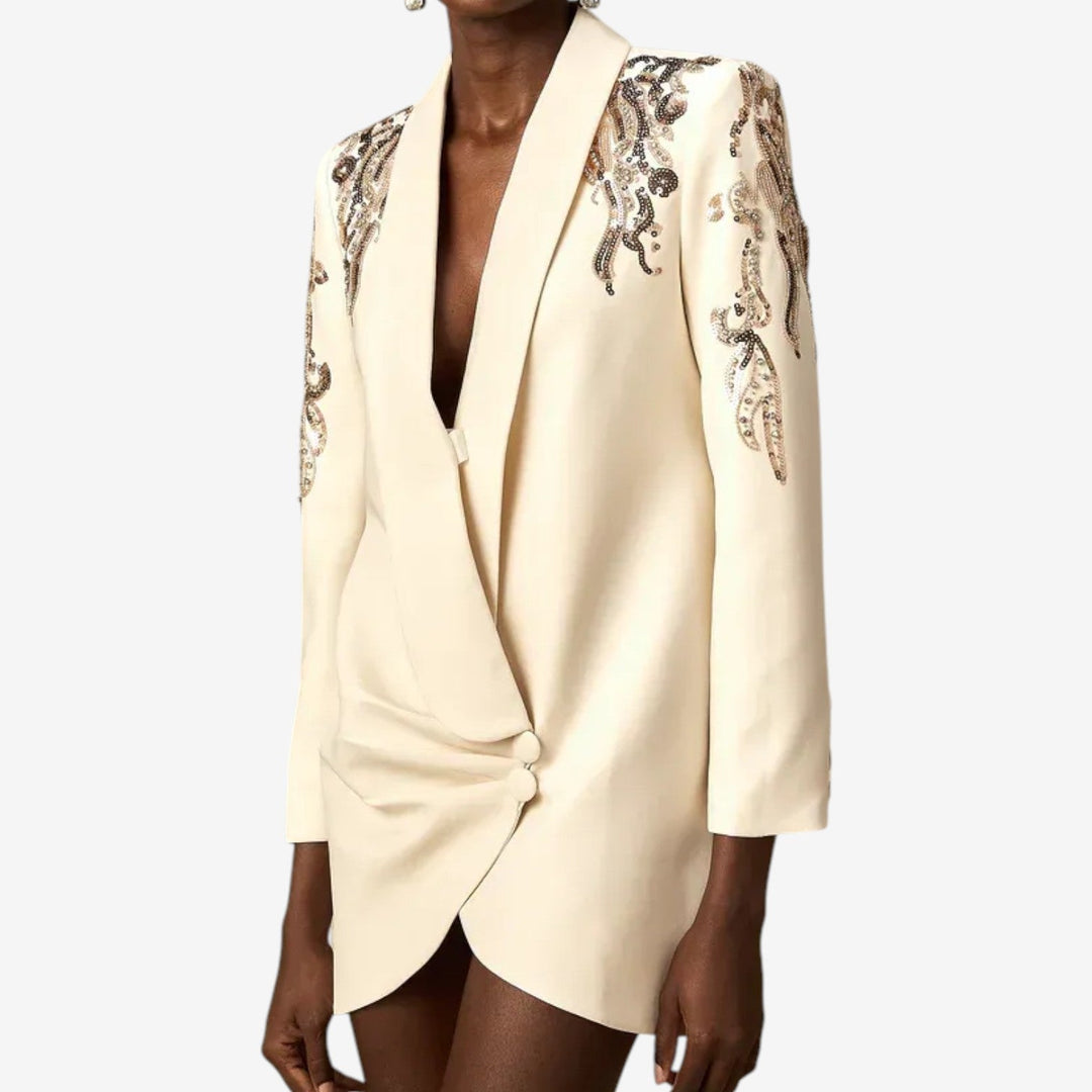 Tiryn - Vestido blazer de corte esculpido