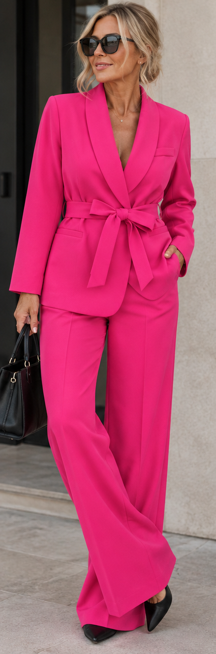 Havilise - Conjunto de blazer y pantalón de lujo