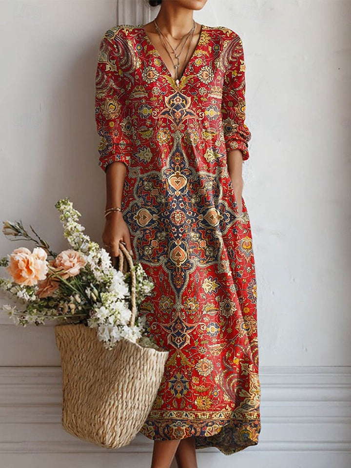 Felicidad - Vestido floral suave al tacto