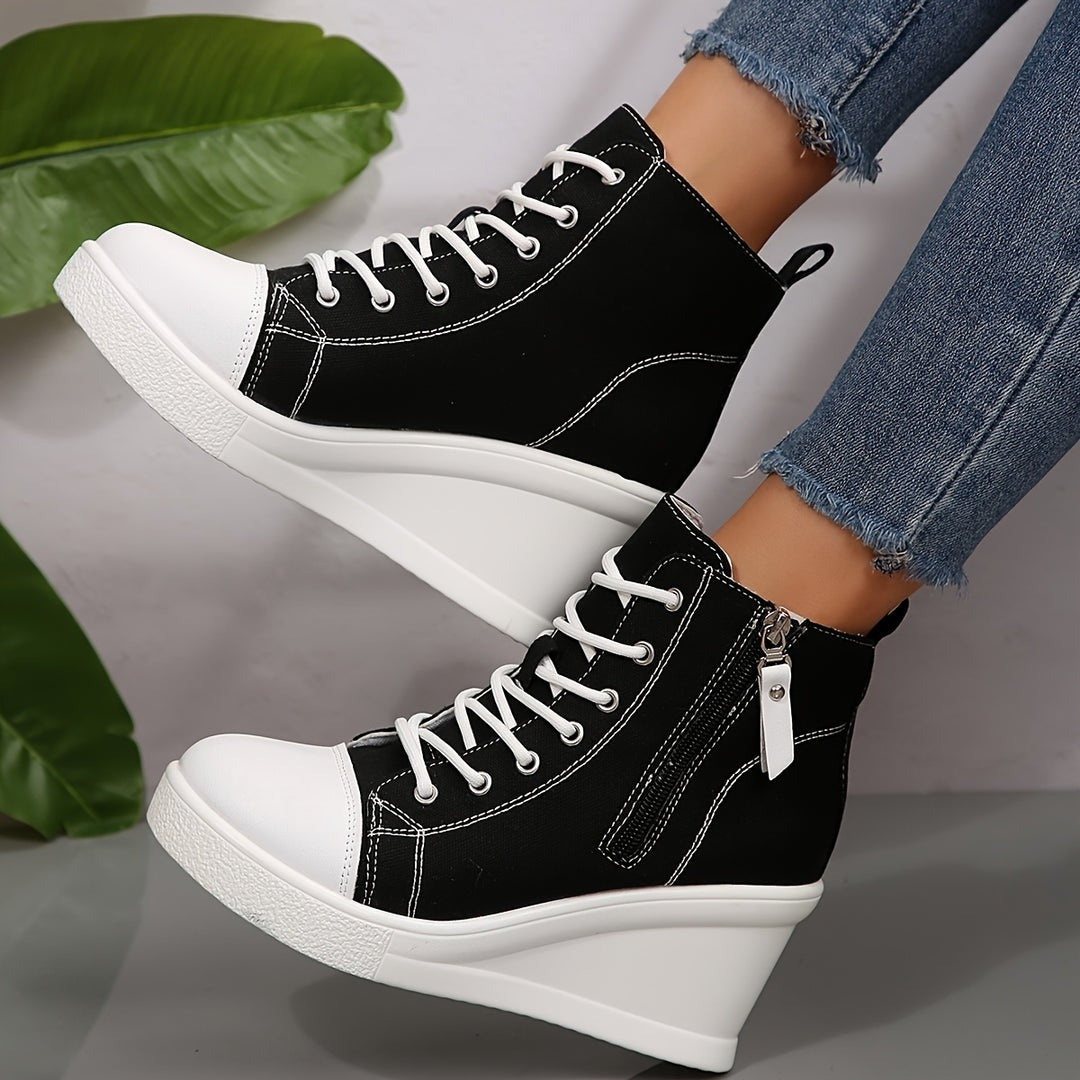 Harper - Zapatillas de plataforma esculpida