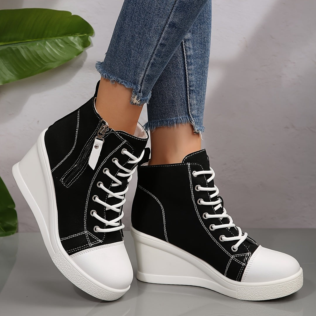 Harper - Zapatillas de plataforma esculpida