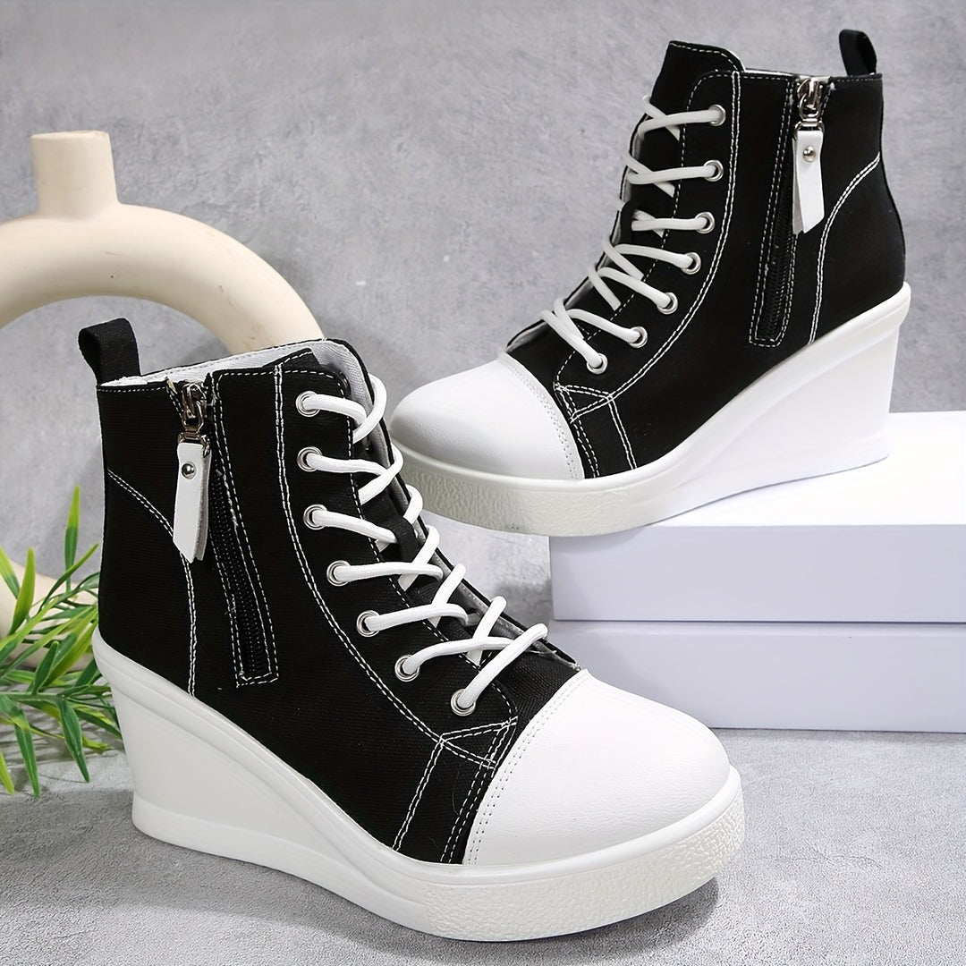 Harper - Zapatillas de plataforma esculpida