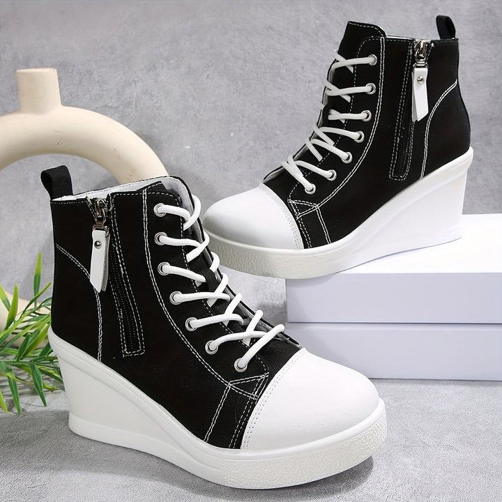 Harper - Zapatillas de plataforma esculpida