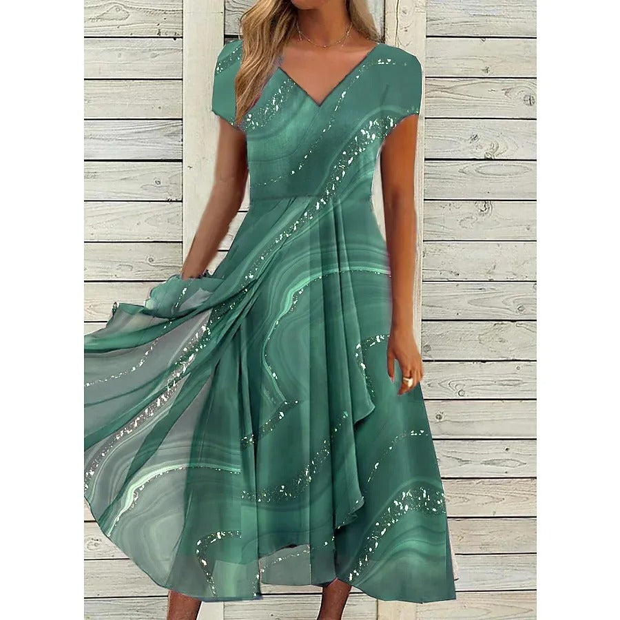 Elya - Vestido veraniego plisado y ligero