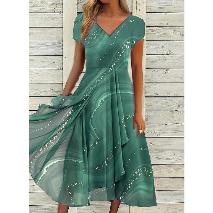 Elya - Vestido veraniego plisado y ligero