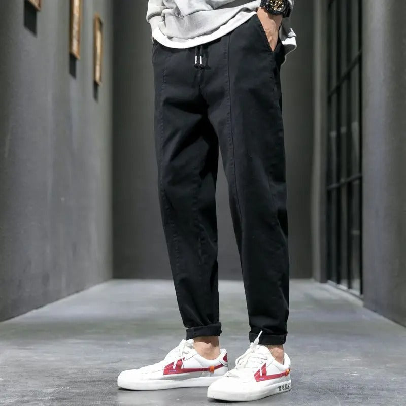 Neryth - Pantalón jogger de corte cónico con tacto suave