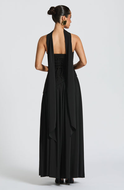 Rynellea - Vestido de noche elegante sin tirantes