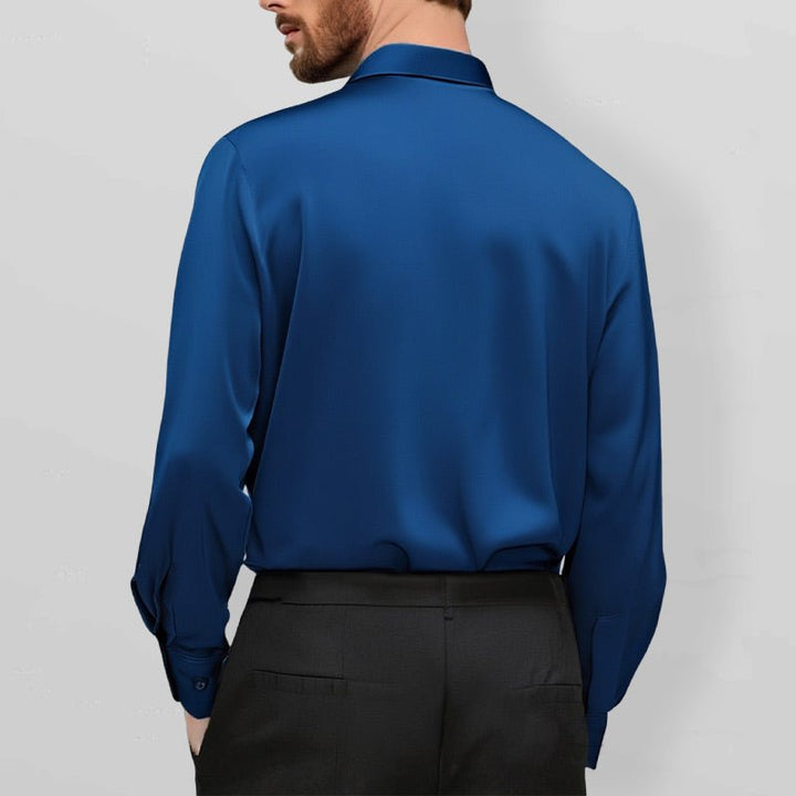 Halvric - Camisa elástica resistente a las arrugas