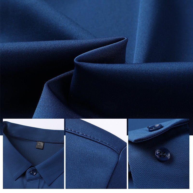 Halvric - Camisa elástica resistente a las arrugas