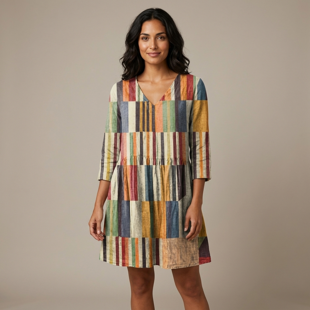 Vesperine - Blusa con escote en V drapeado
