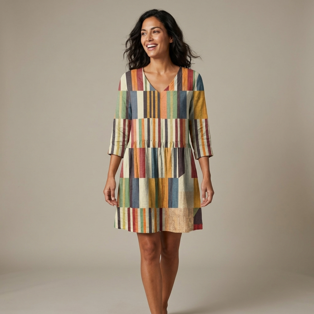 Vesperine - Blusa con escote en V drapeado
