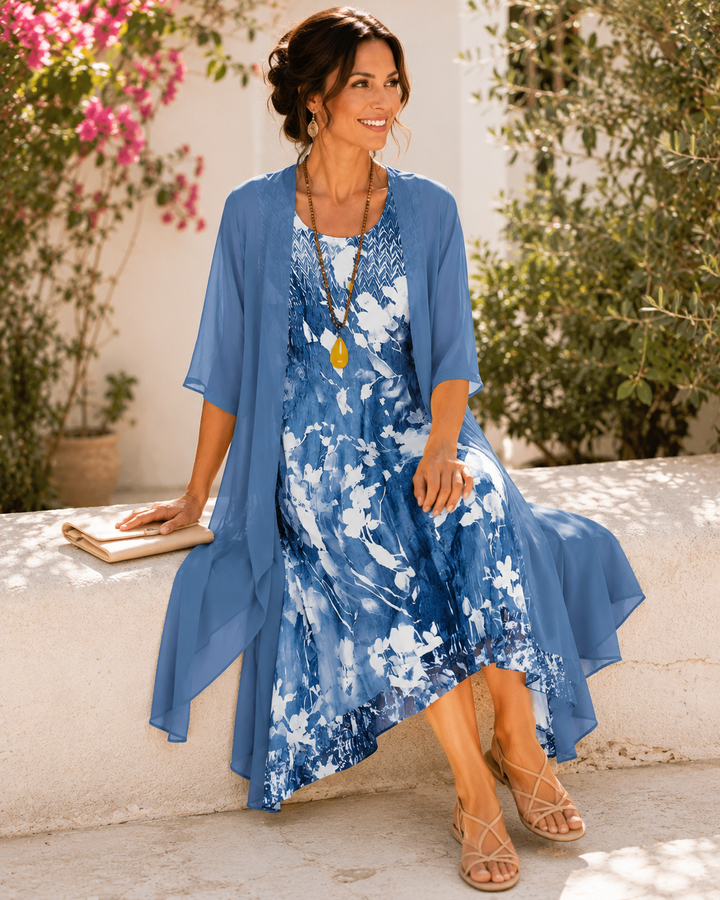 Evora - Vestido de fiesta vaporoso