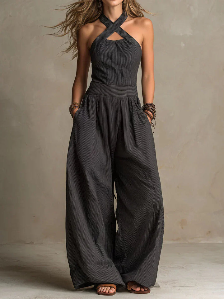 Karissa - Jumpsuit fluido de pierna ancha