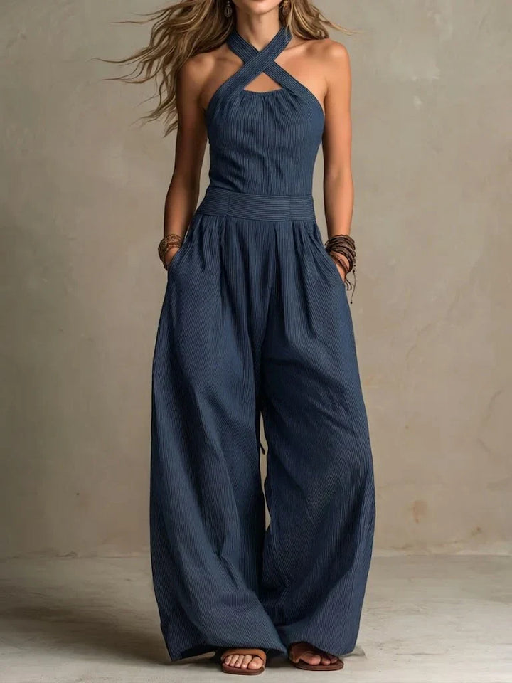 Karissa - Jumpsuit fluido de pierna ancha