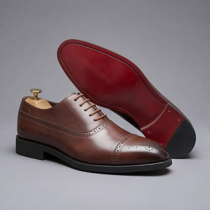Arvid - Zapatos Oxford premium con puntera recta