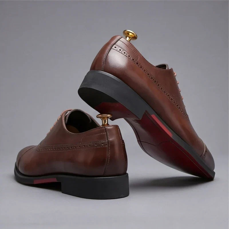 Arvid - Zapatos Oxford premium con puntera recta