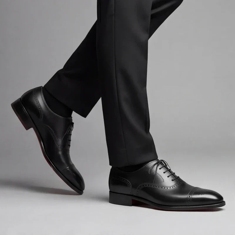 Arvid - Zapatos Oxford premium con puntera recta