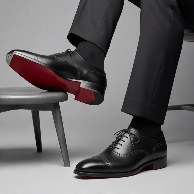 Arvid - Zapatos Oxford premium con puntera recta