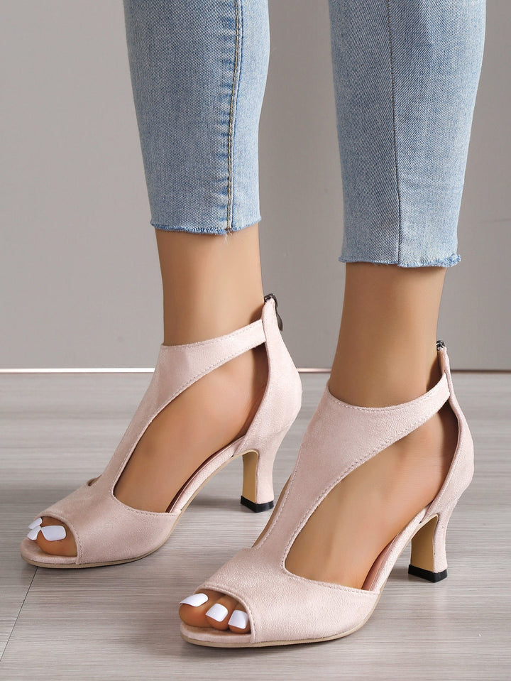 Selya - Zapatos de tacón ancho acolchados