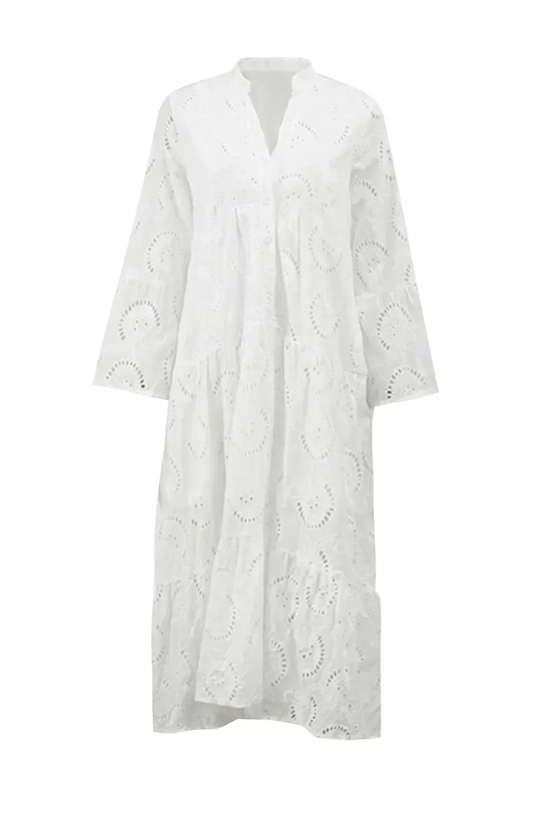Kylie - Vestido maxi bordado