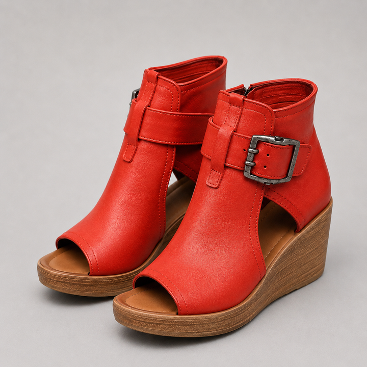 Fayre - Botines con cuña acolchada