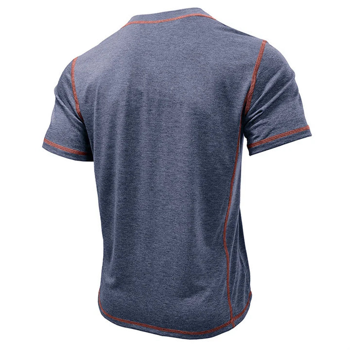 Bardwell - Playera Henley de tacto suave