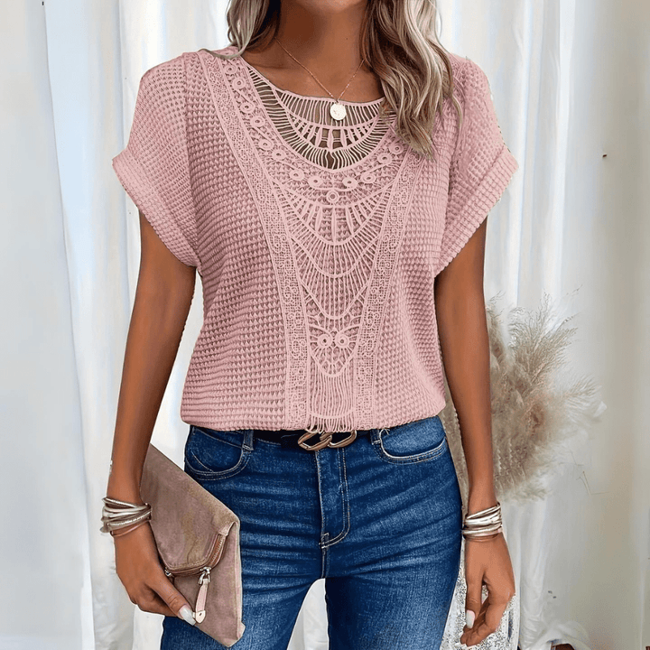 Florisa - Top de crochet