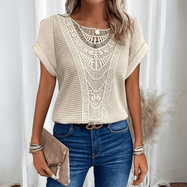 Florisa - Top de crochet