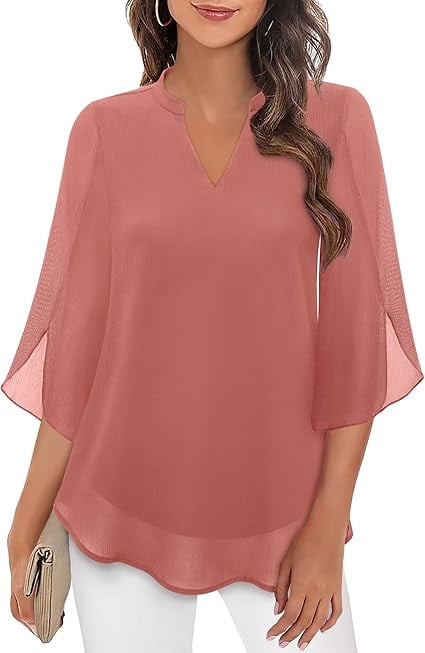 Zanyelle - Blusa con capa de tacto suave