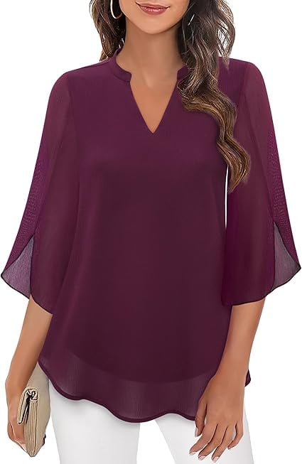 Zanyelle - Blusa con capa de tacto suave