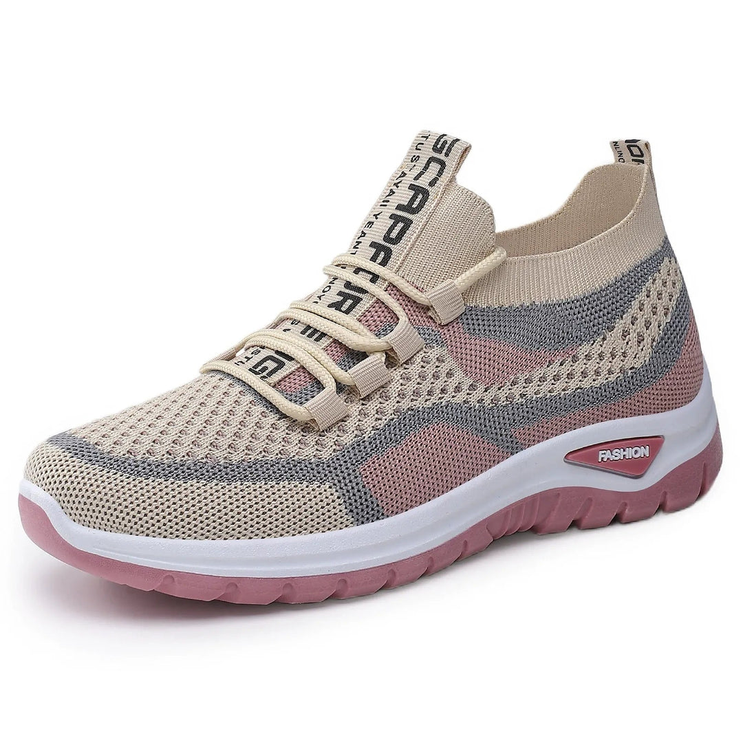 Xarae - Tenis para correr ligeros con amortiguación y agujetas