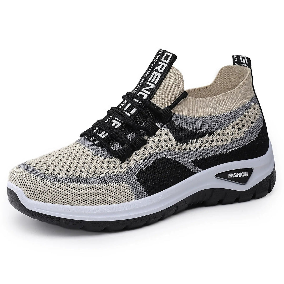 Xarae - Tenis para correr ligeros con amortiguación y agujetas