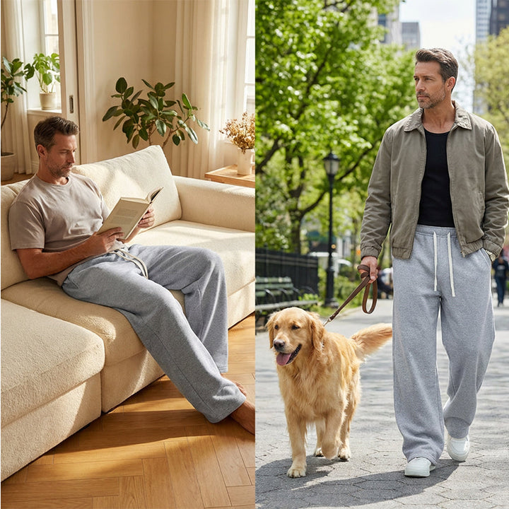 Terinor - Pantalón de tacto suave con cordón ajustable