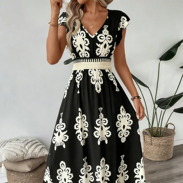 Osyrel - Vestido midi estampado