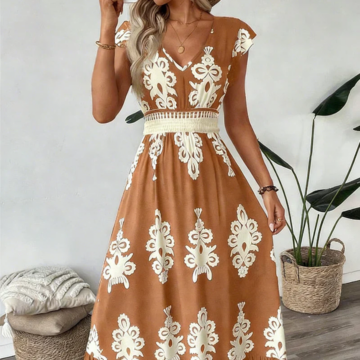 Osyrel - Vestido midi estampado