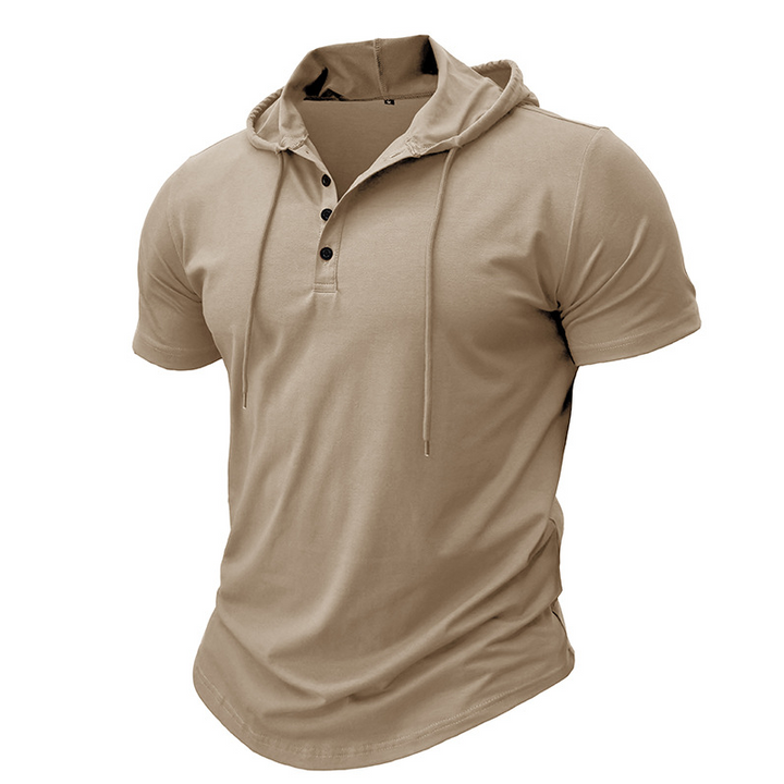 Oisin - Camisa con capucha de tacto suave