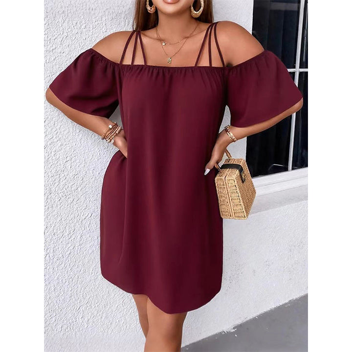 Alissia - Vestido ligero con escote Bardot