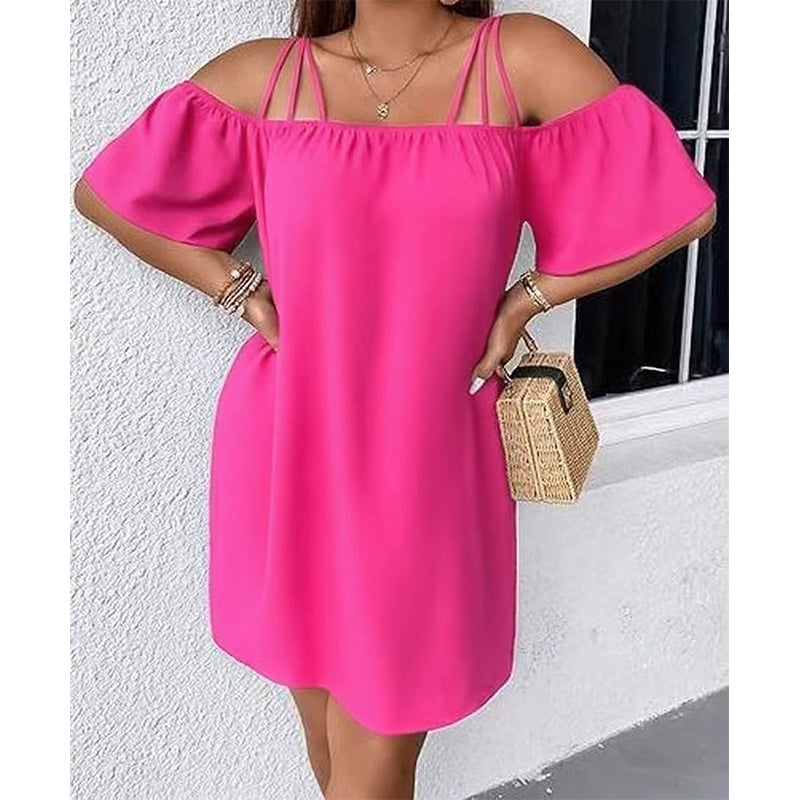 Alissia - Vestido ligero con escote Bardot