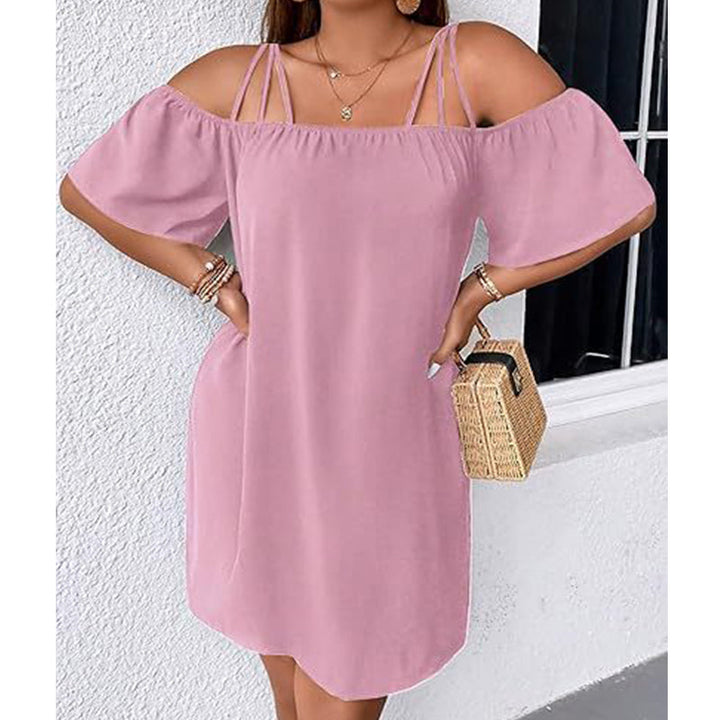 Alissia - Vestido ligero con escote Bardot