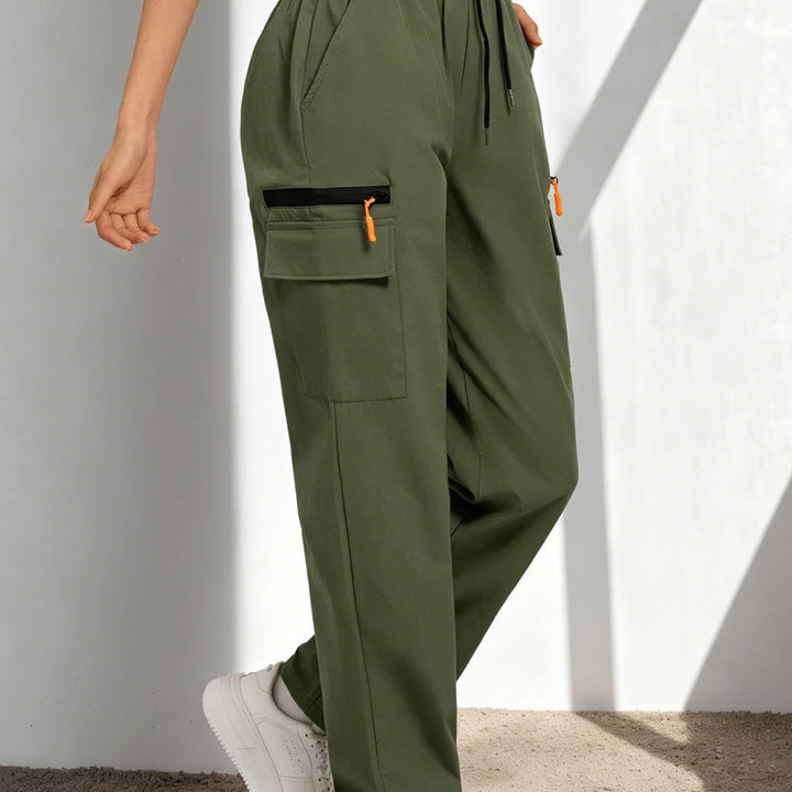 Becca - Pantalón cargo con cinta ajustable