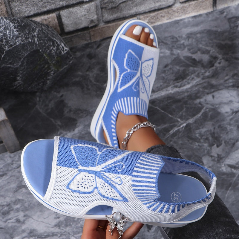 Valessia - Sandalias de plataforma acolchadas