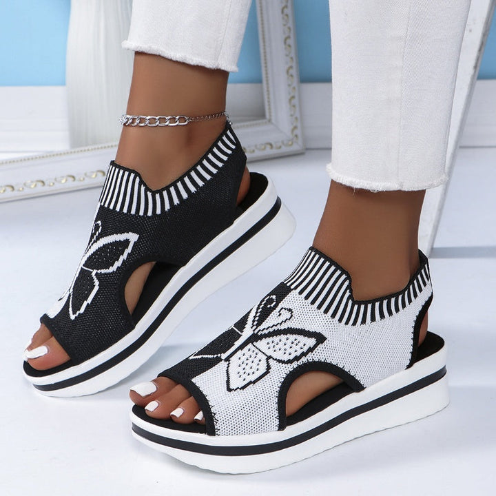 Valessia - Sandalias de plataforma acolchadas