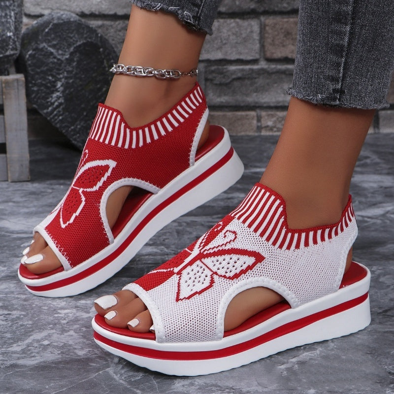 Valessia - Sandalias de plataforma acolchadas