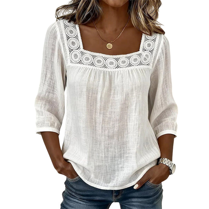 Sadie - Blusa de lino ligera