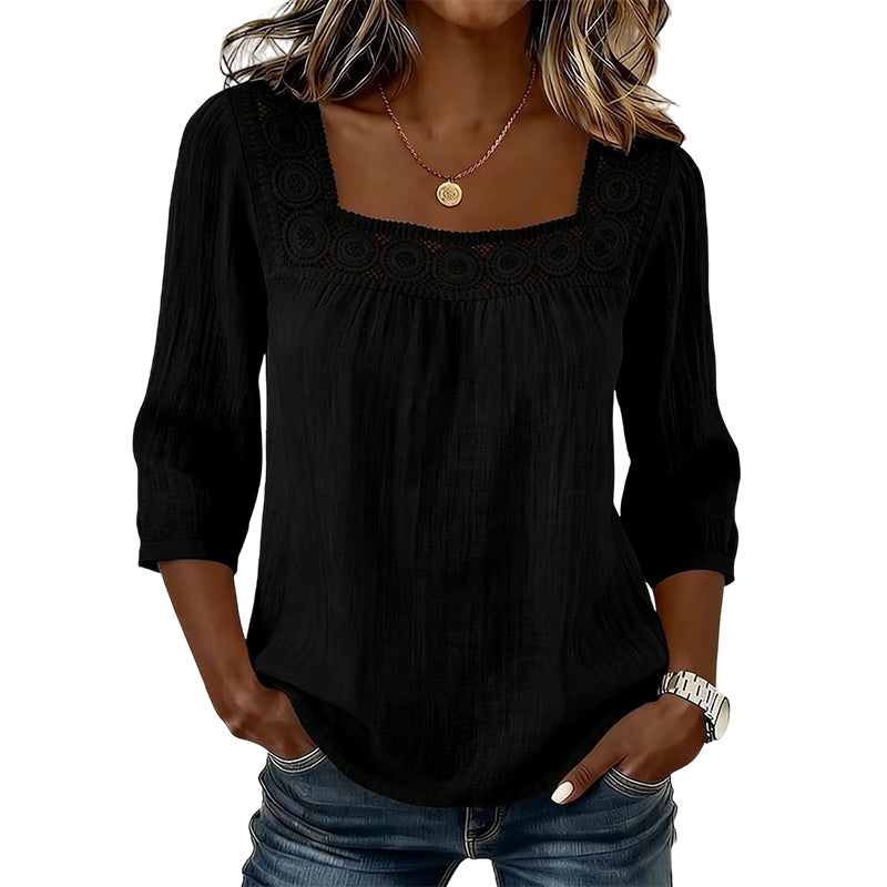 Sadie - Blusa de lino ligera