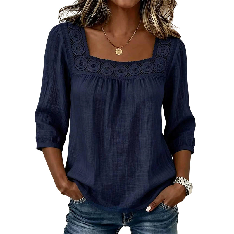 Sadie - Blusa de lino ligera