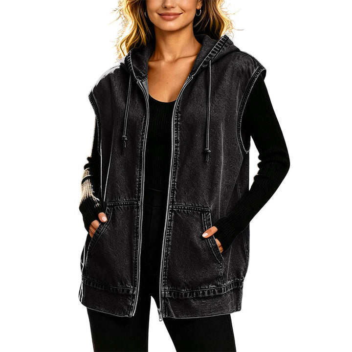 Anemora - Chamarra con capucha oversize premium