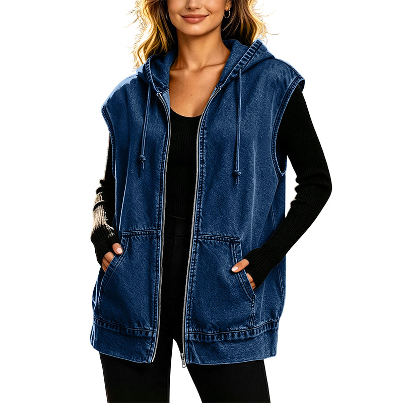 Anemora - Chamarra con capucha oversize premium