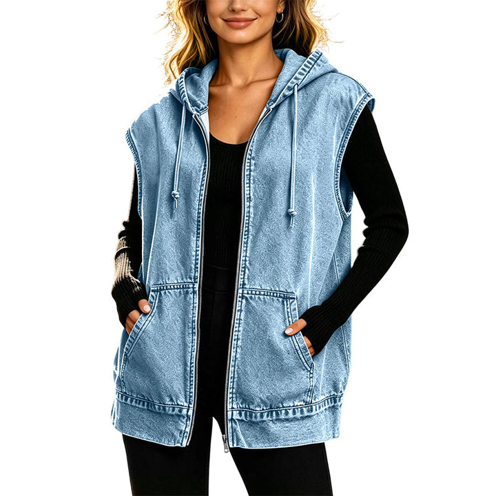 Anemora - Chamarra con capucha oversize premium