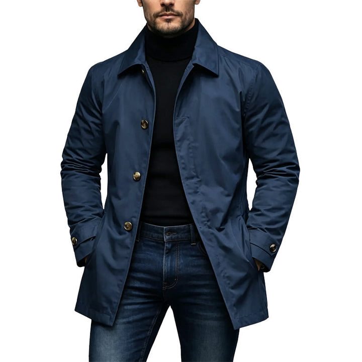 Cassius - Gabardina impermeable de largo medio